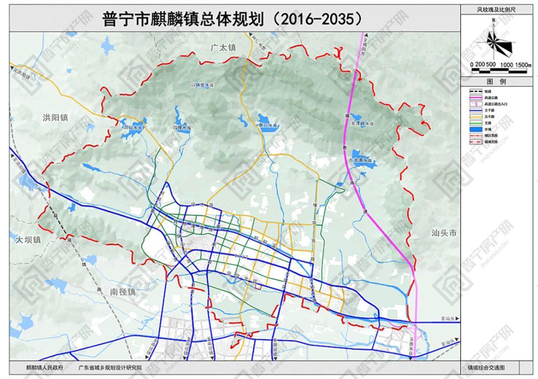 普宁市麒麟镇地图图片