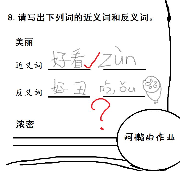 向小美學習,關鍵時刻就用這一本:《商務館小學生同義詞近義詞反義詞