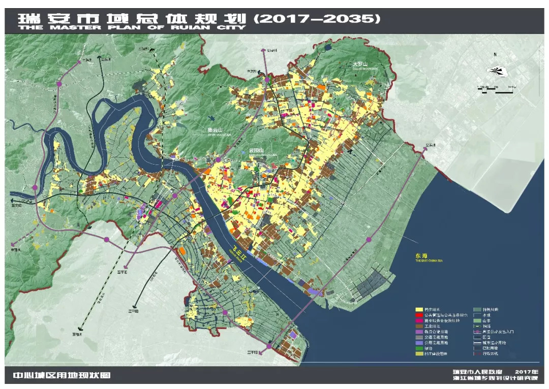 瑞安市乡镇地图图片