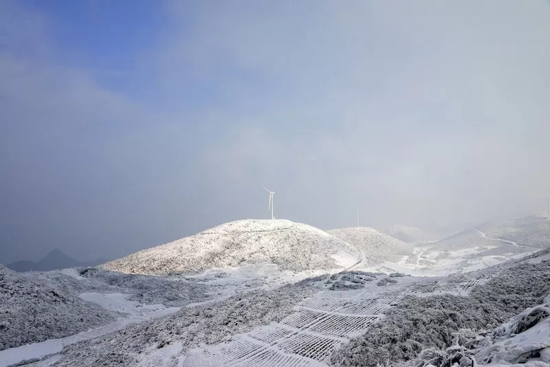 齊嶽山今天下雪了?真相是……_利川