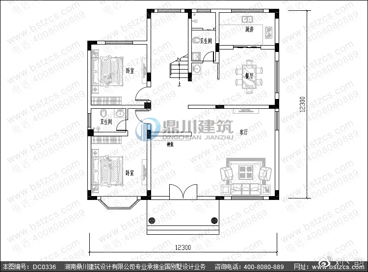 农村自建三层房屋设计