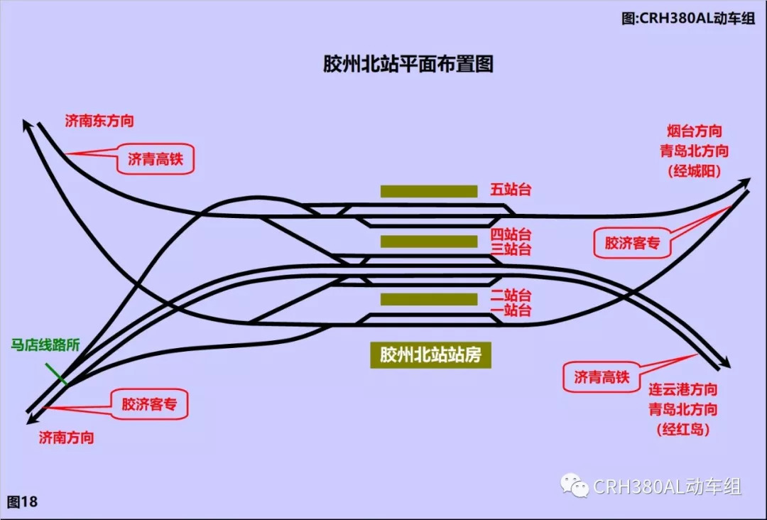 济青高铁到不了青岛北站全方位解读济青高铁的动车组列车运行径路