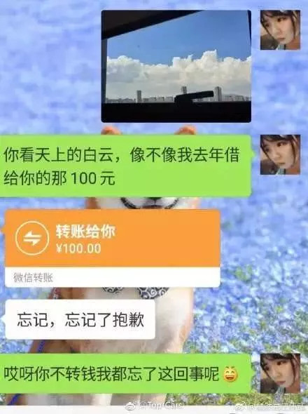 能不能借我3000塊錢?明天還你……