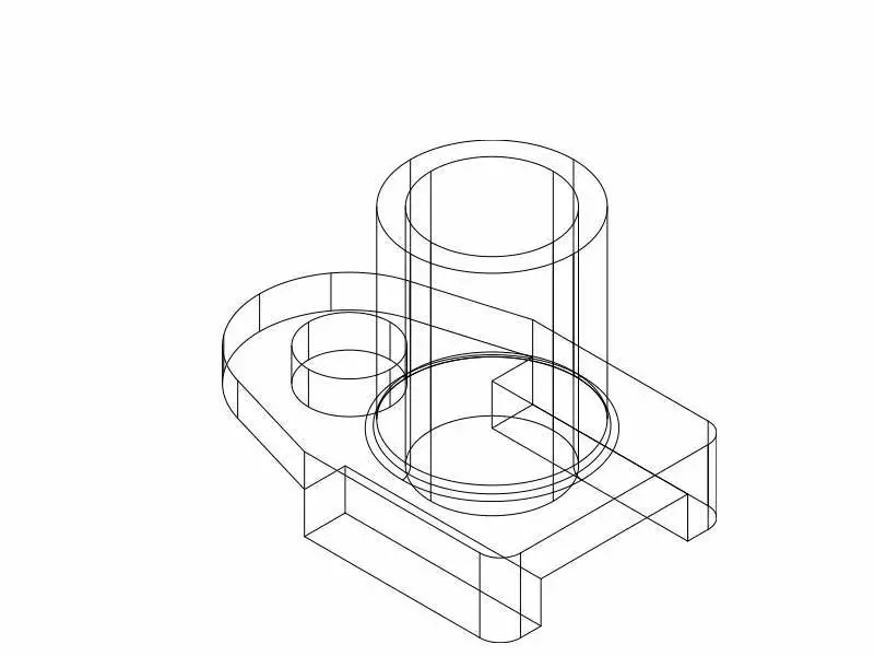 分享cad三维练习图 常用快捷键,还不来看看吗?