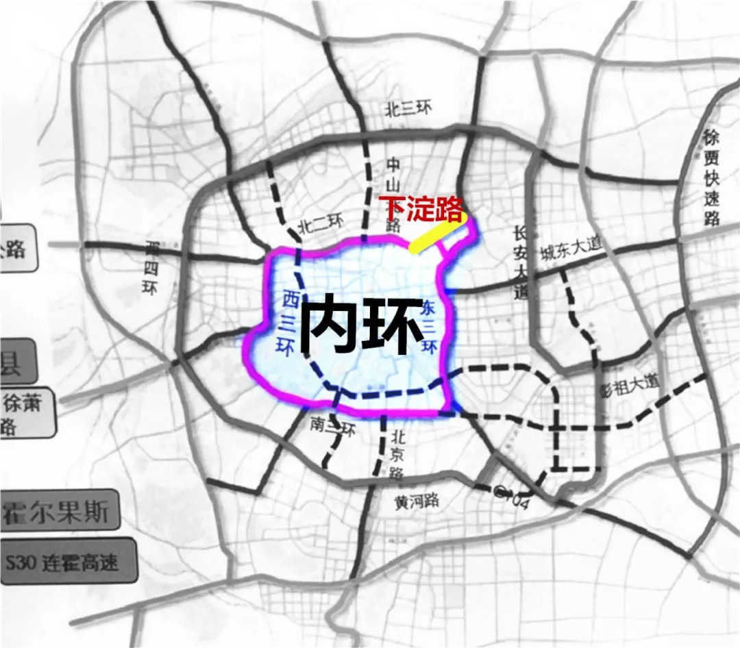 徐州大学路快速路规划图片