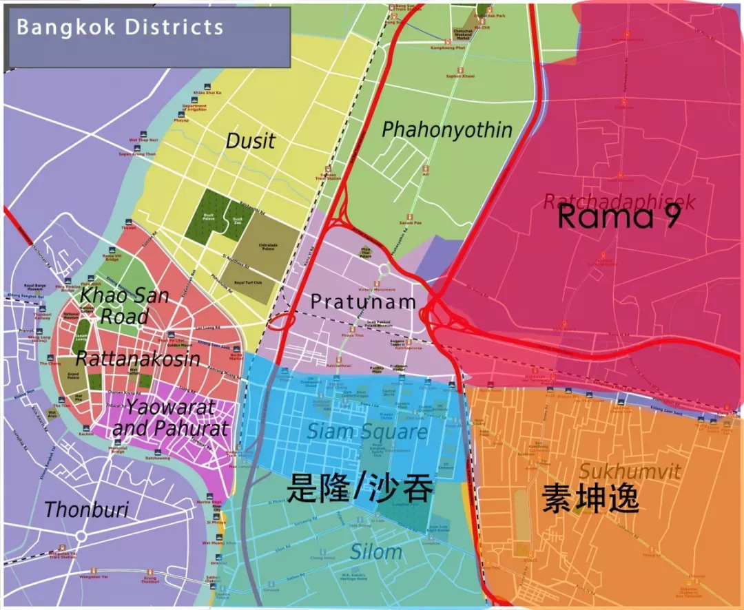 泰国曼谷三大核心地段cbd揭秘投资方向标你一定要知道