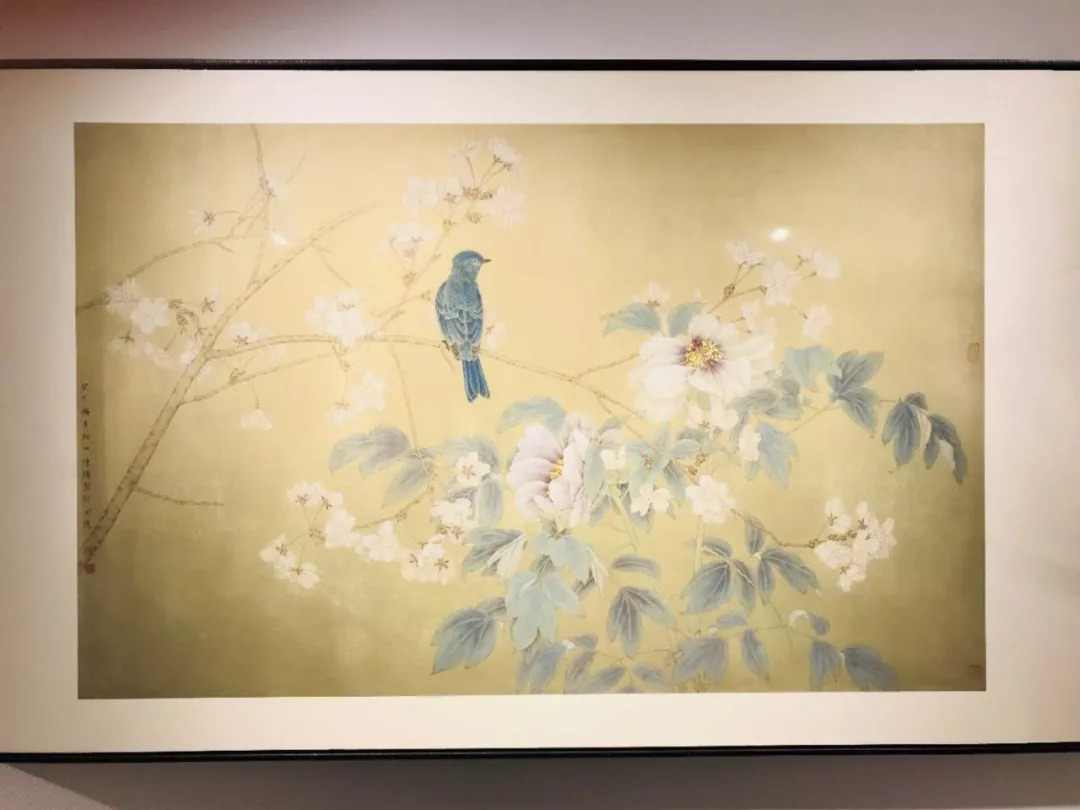 音频移生映迹陈胜工笔花鸟画作品展在西安开展