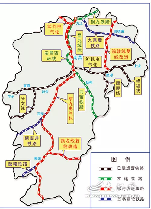 江西交通大爆發!竟然涉及這麼多地方._鐵路