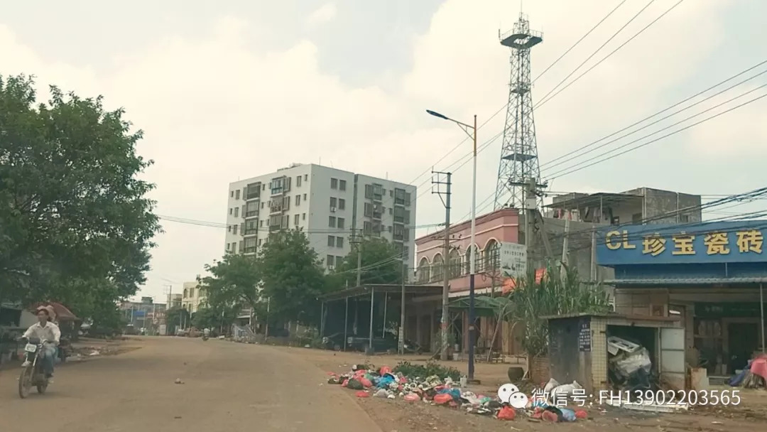 到罐头厂路段英利二中到东方红加油站路段记者驱车赶到雷州市英利镇