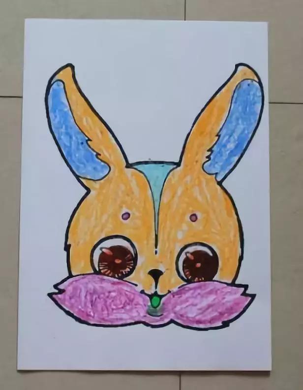 中秋玉兔头饰制作图片