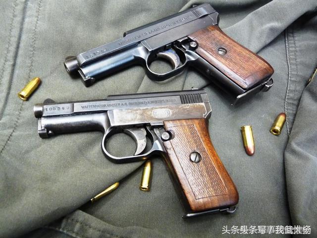 1/8毛瑟m1934式手槍由德國毛瑟兵工廠製造,是毛瑟m1914式手槍的改進型