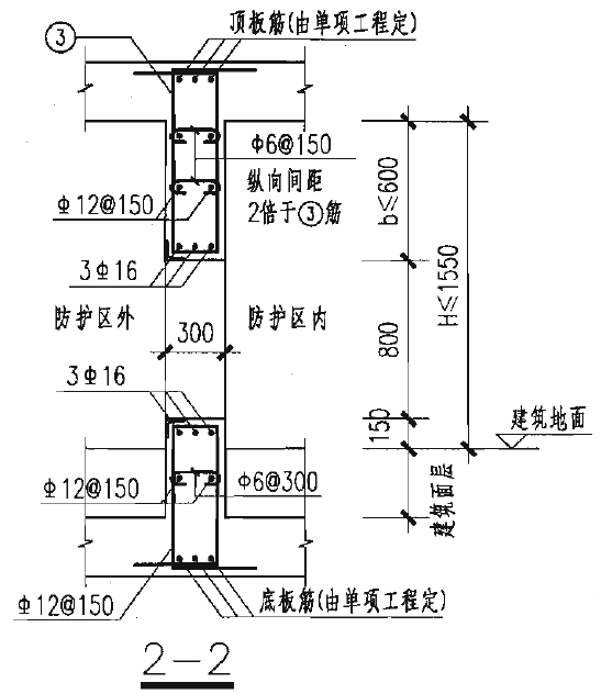 让你彻底学会人防门框墙钢筋算量,附图纸