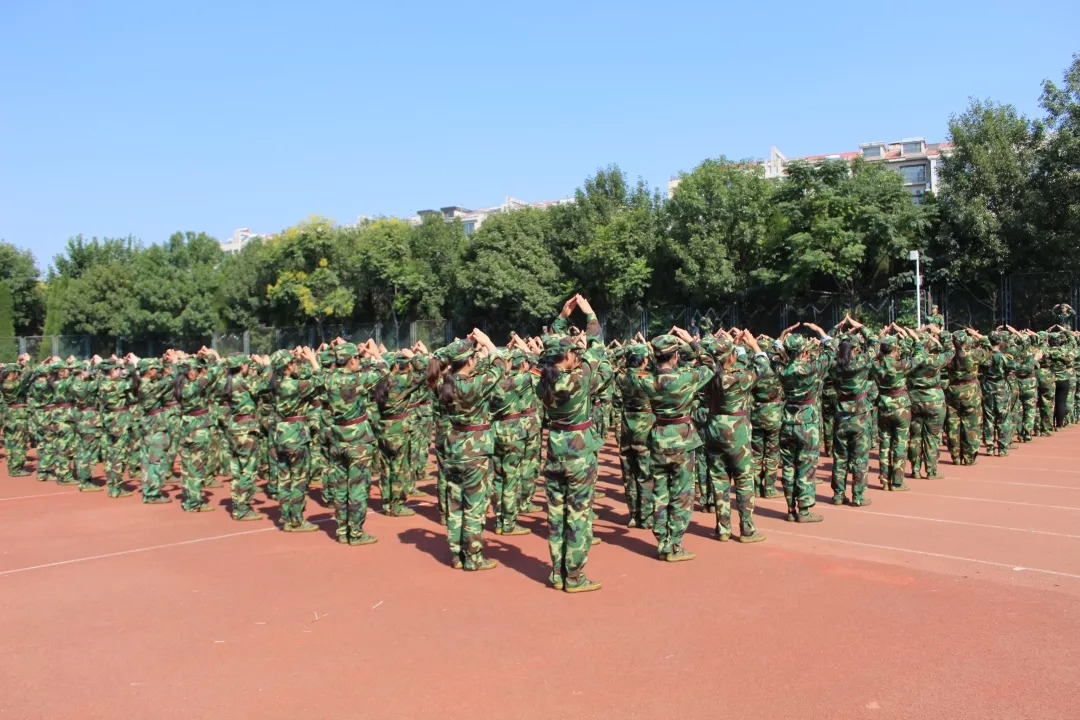 軍訓那些事——山東高校學子篇_ 濱州學院