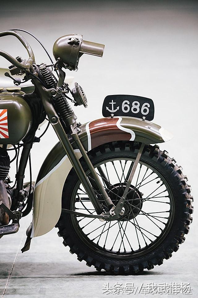 日本军用摩托车图片