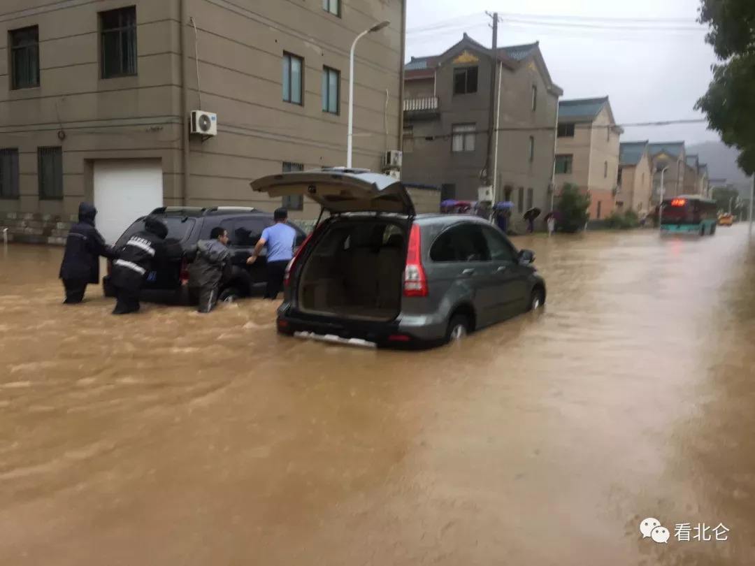 北侖雨量全省第一白峰郭巨和梅山情況最為緊急