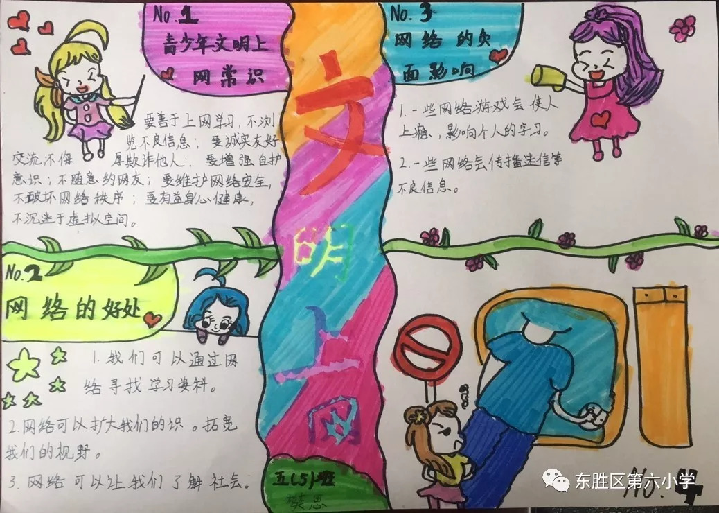 网络安全践于行—东胜区第六小学网络安全系列宣传活动