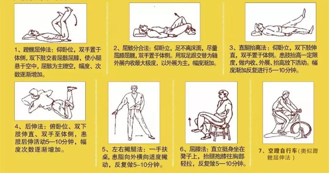 坐骨神经痛的锻炼方法图片