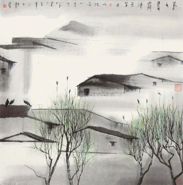 話不多說,下面,跟隨書畫君一起走進楊明義筆下的水墨江南,感受他帶給