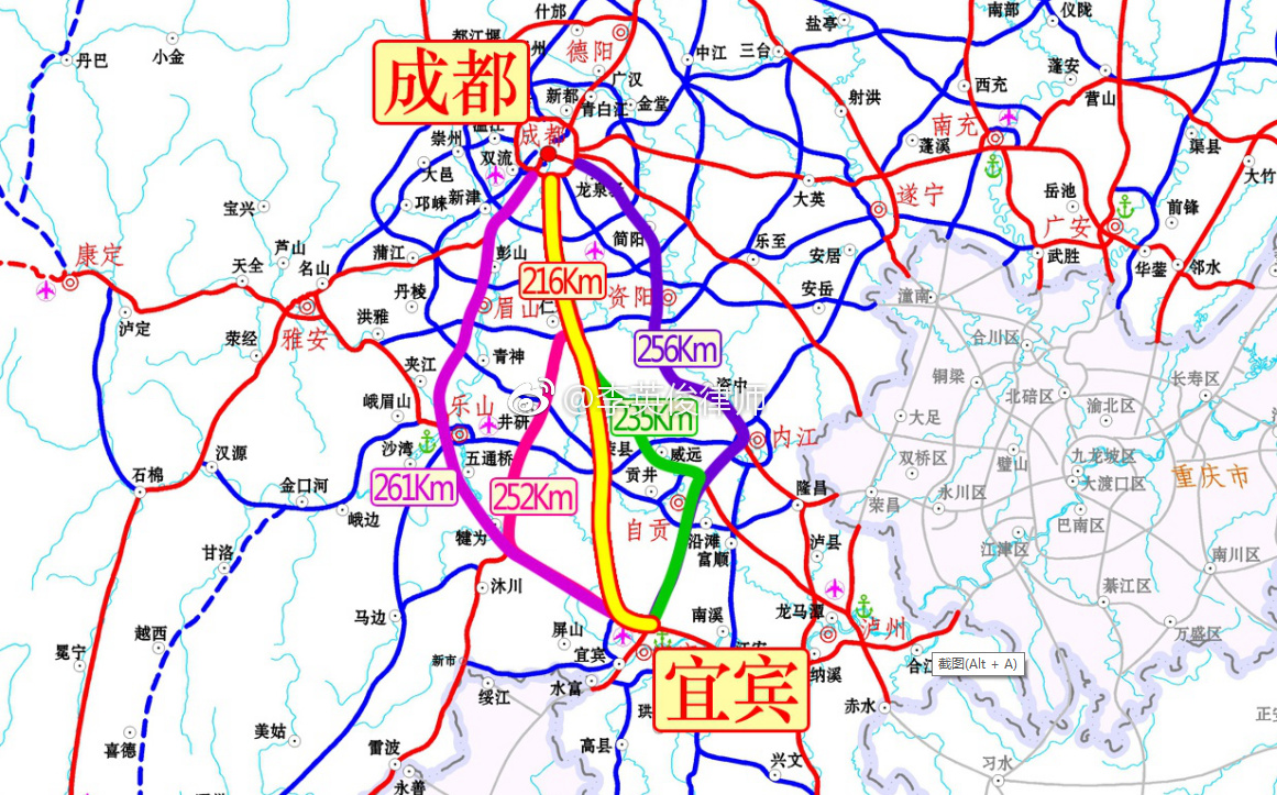 也是《四川省高速公路網規劃(2014-2030年)》16條成都放射線高