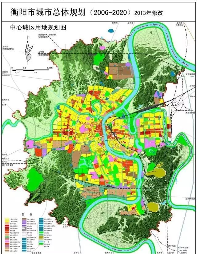 衡阳市城市总体规划图图片