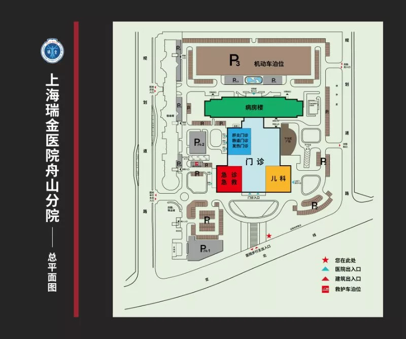 瑞金医院楼层分布图图片