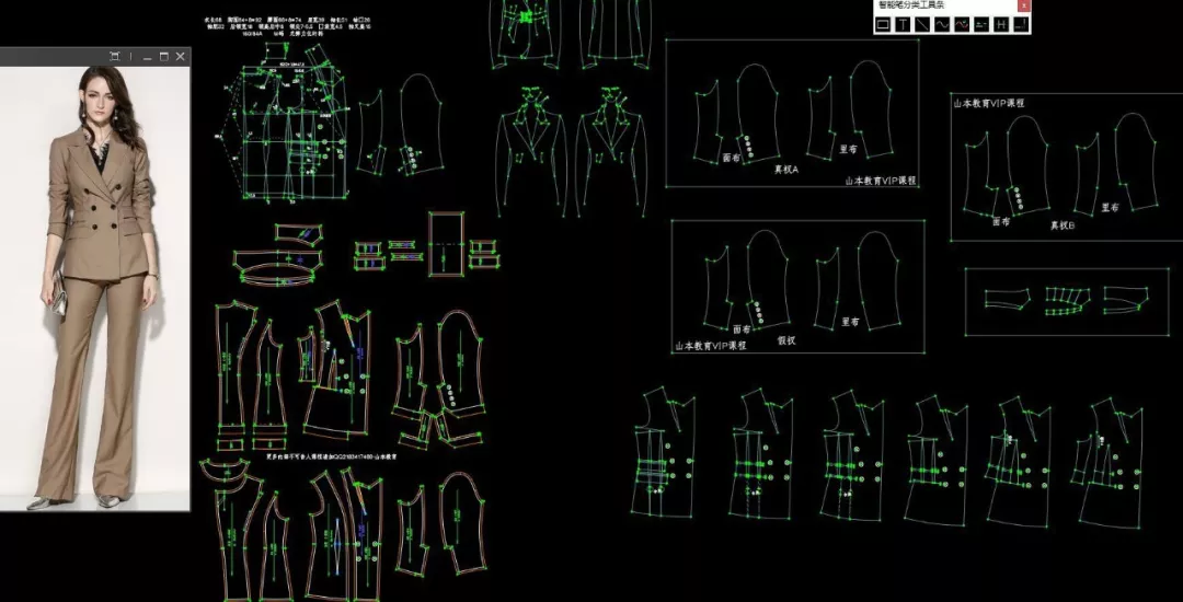 打版 9种服装款式图纸 8个精选服装制版案例