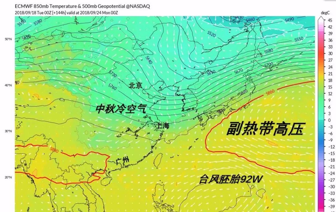 冷空气南下图图片