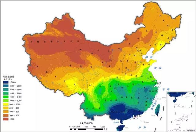 亚洲降水量图图片