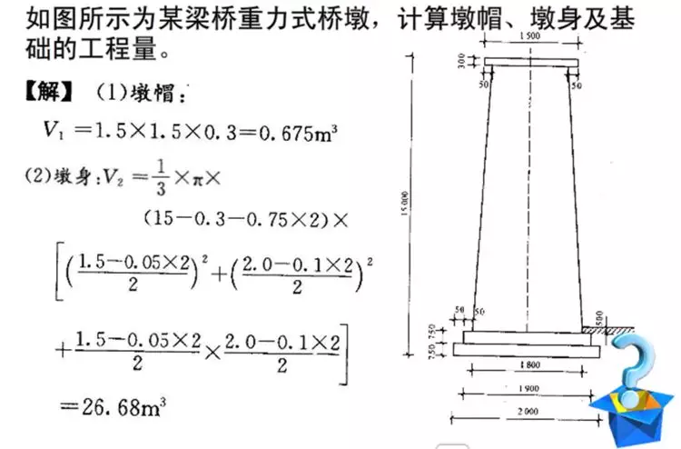 五,工程量计算示例拱涵整体形状入口立体八字墙帽石八字墙护坡八字墙