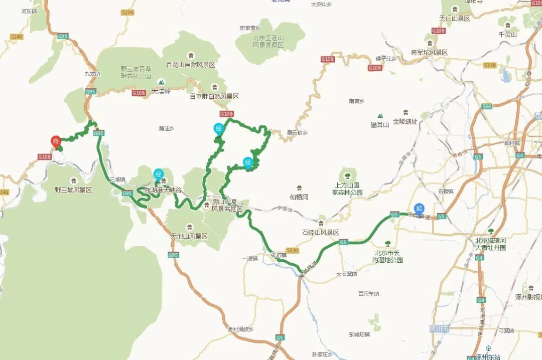 活动路程:大约400公里(往返全程)北京→六石路→红井路→东湖港景区