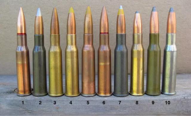 7.62×54r不同用途的子彈