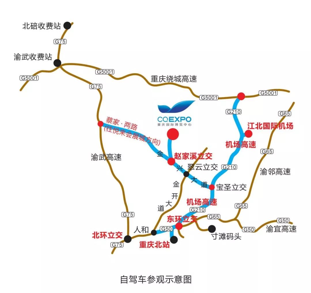 合川双槐至钱塘路线图图片