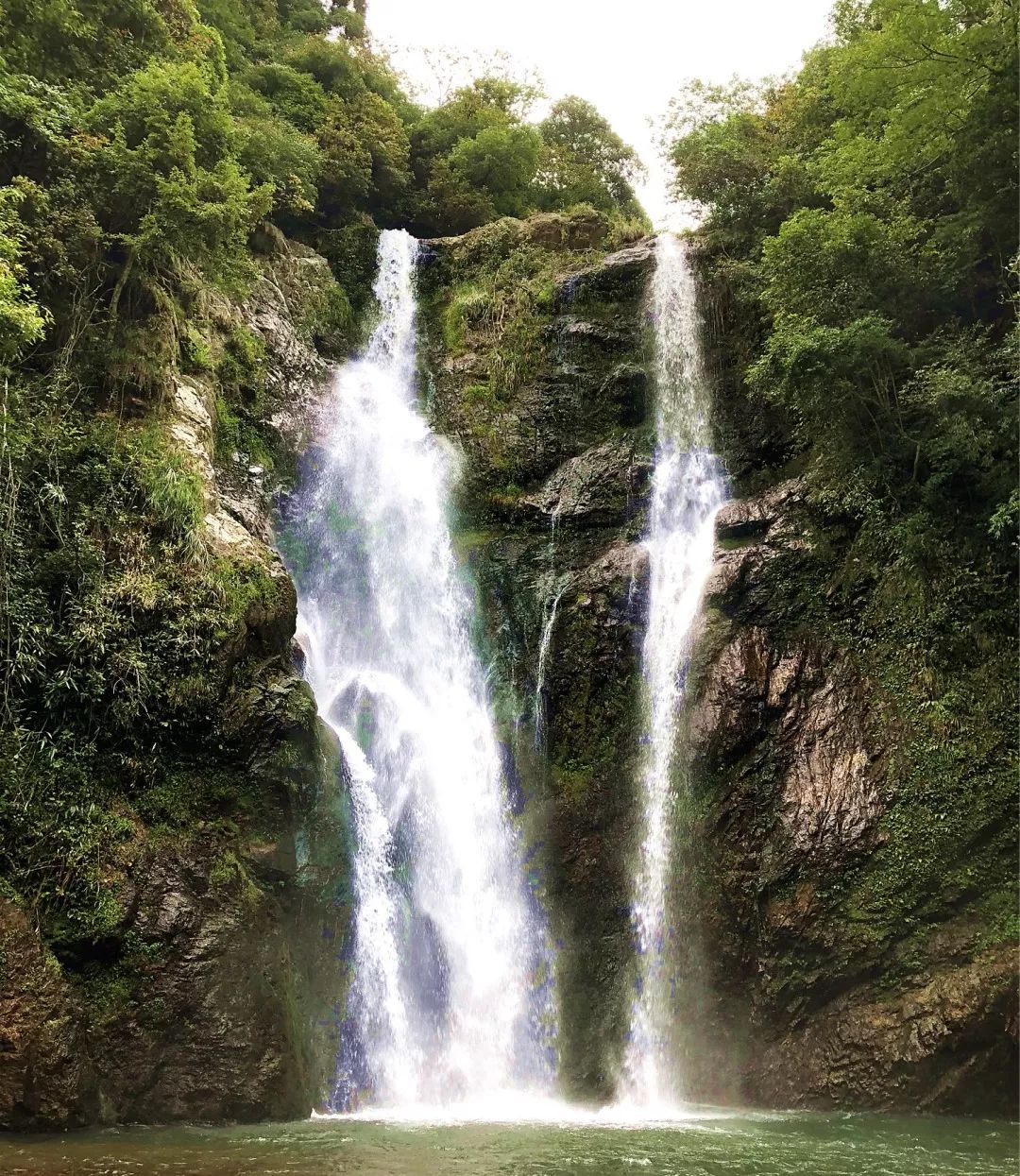 音羽山瀑布图片