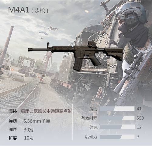 荒野行動m27和m4a1哪一把更好 m27對比m4a1步槍