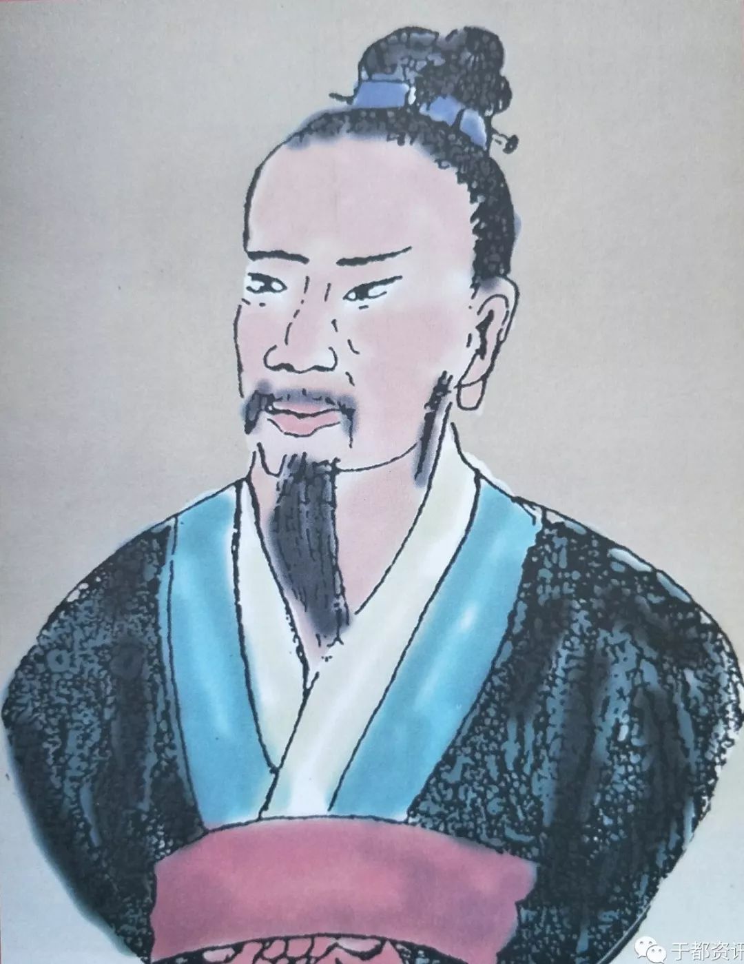 (刘累画像)刘累是远古部落联盟陶唐氏首领尧的后裔,是被史学界所认同