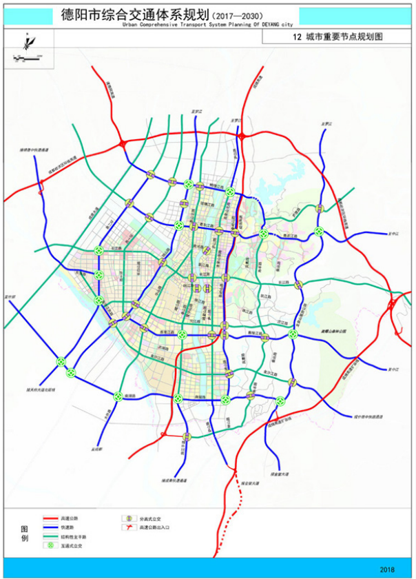 【成德一体化】《德阳市综合交通体系规划(2017
