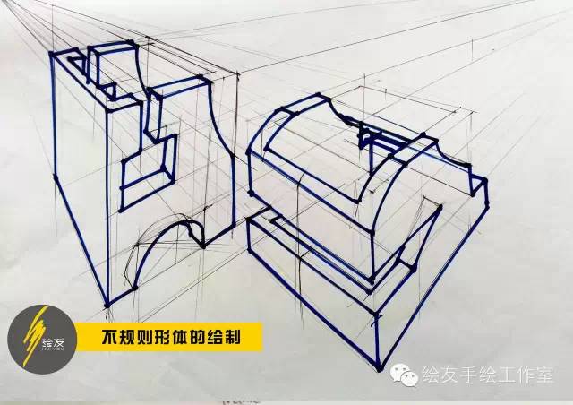 手绘视频教程 产品手绘之透视基础知识合集