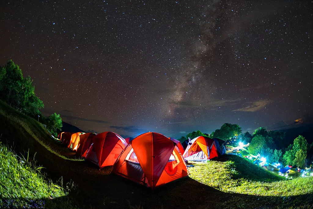 嵊州星空露营图片