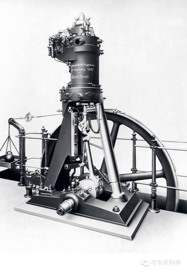 鲁道夫·狄塞尔的空气压缩柴油机现代四冲程发动机应用的汽车上不得不