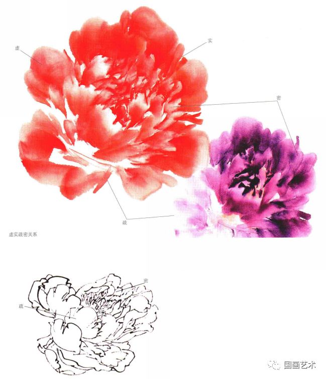 多层牡丹花瓣画法视频图片