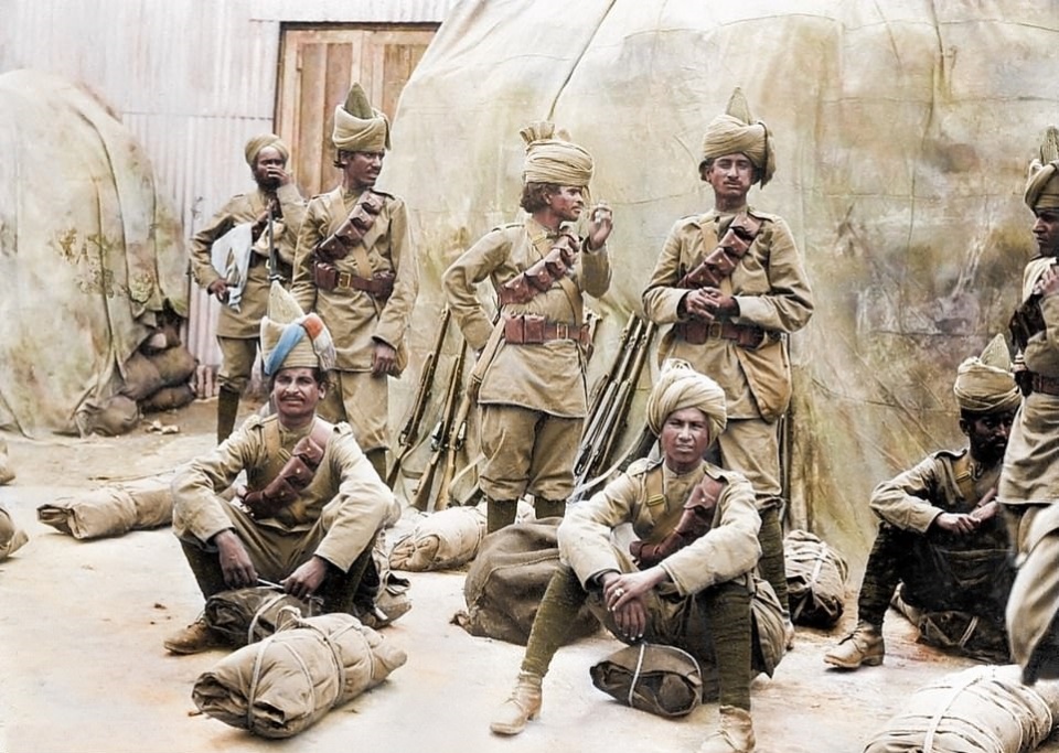 一战印度士兵图片