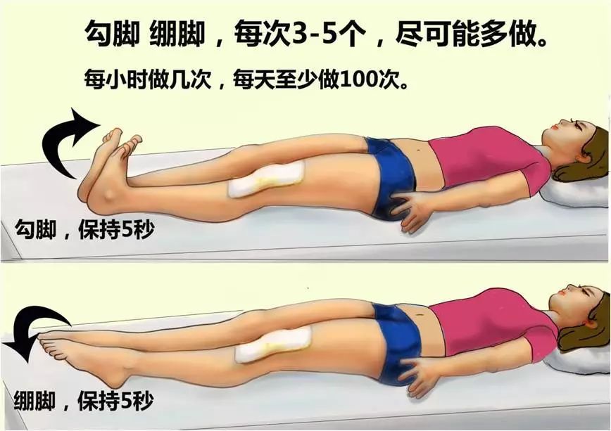 动作4:按压膝盖 动作要点:按压后保持膝关节伸直,按压力度以患者膝盖
