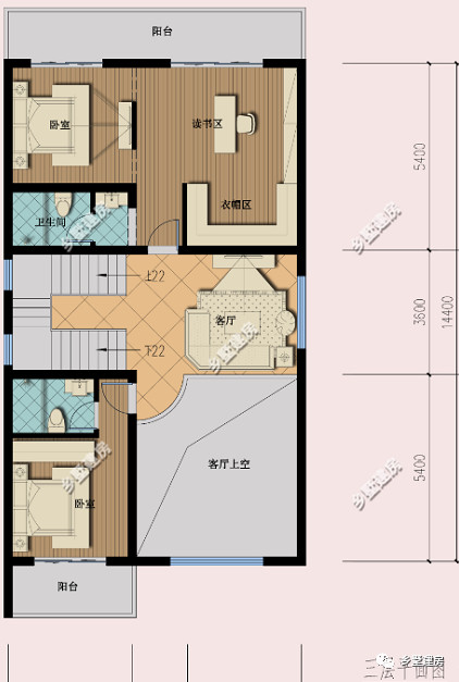 开间8米x进深10米农村自建房别墅四面开窗怎样设计好