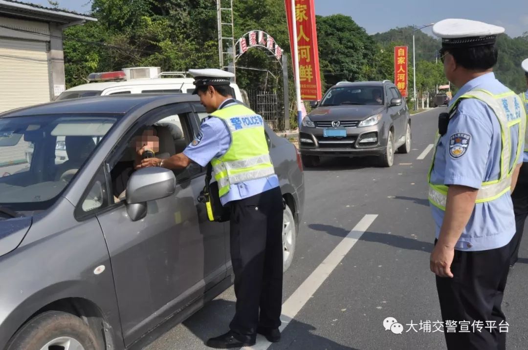 大埔交警全县开展生命带专项检查