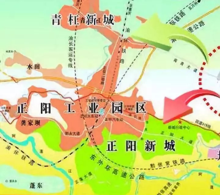 黔江新城规划图图片