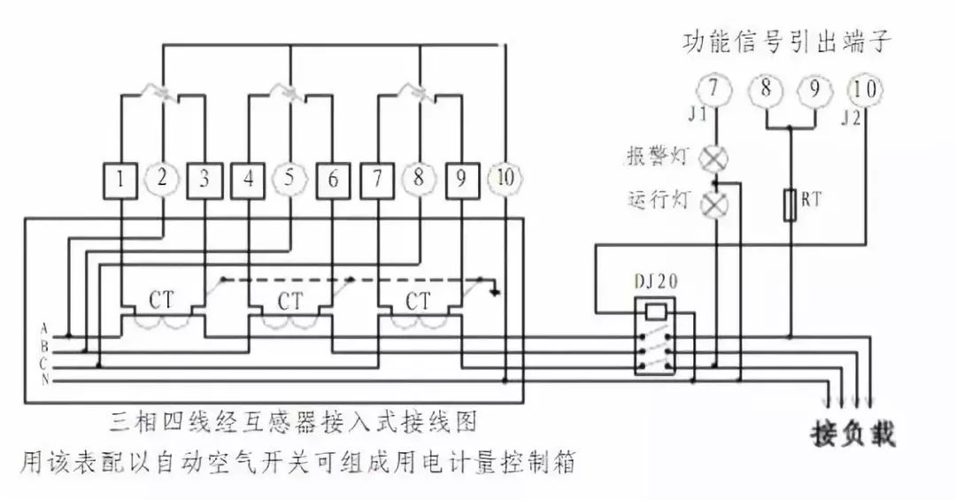 电能表的分类型号及含义预付费电表的接线图