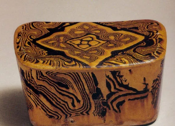 中国唐代绞胎瓷器神奇的纹理装饰工艺