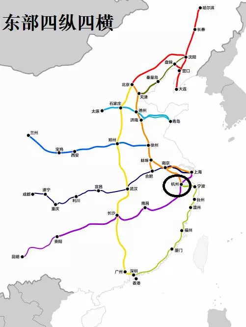 四纵四横路线表图片