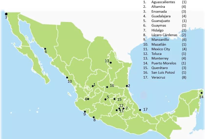 墨西哥自然资源分布图图片
