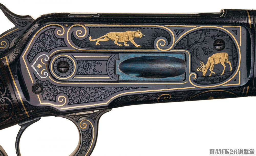 温彻斯特1886杠杆步枪,在美国枪械发展史上具有非常重要的地位,更是